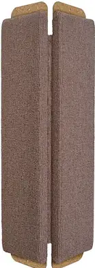 Зверье Мое Когтеточка для кошек угловая с пропиткой средняя ковролин